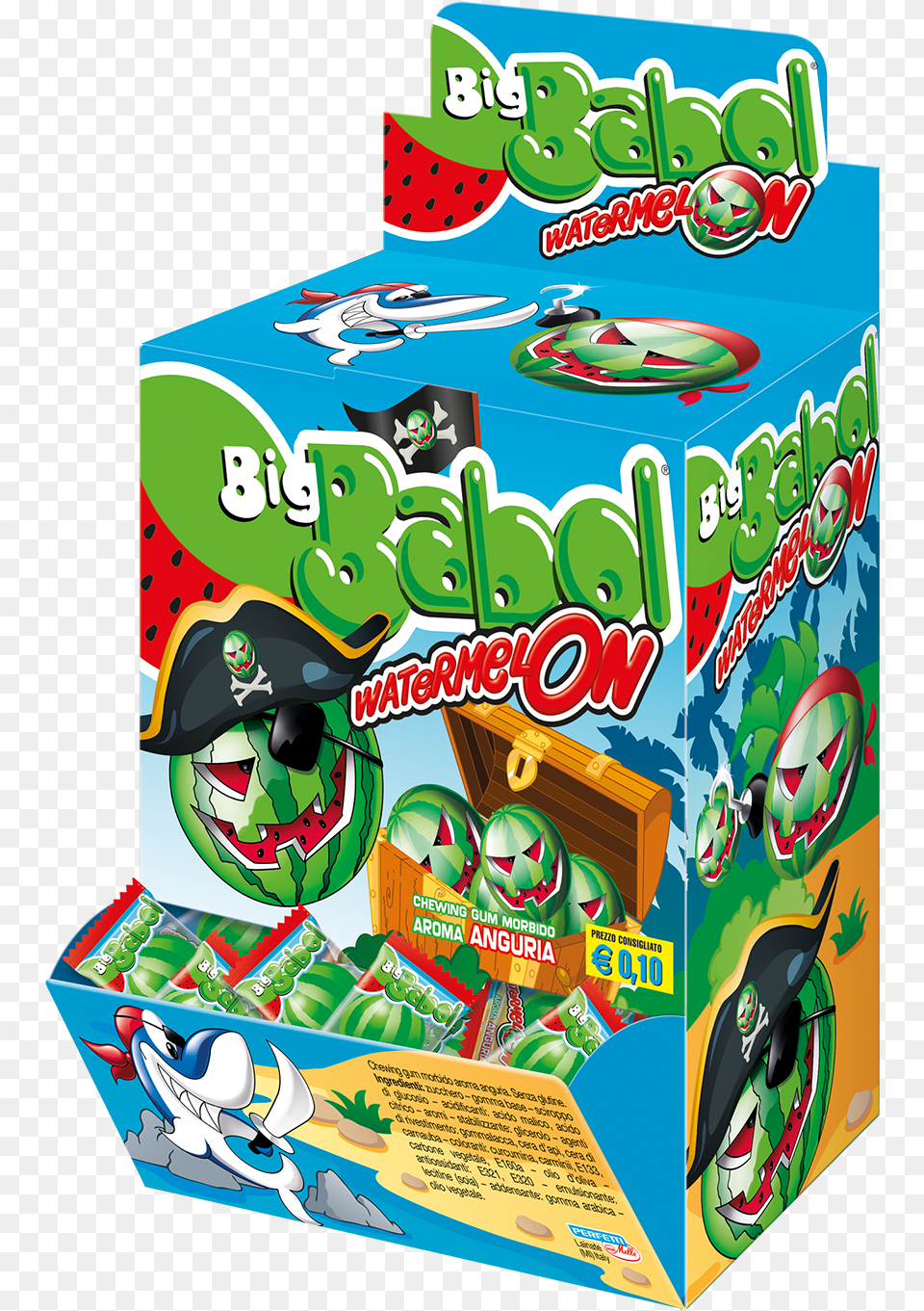 Big Babol Chewing Gum Watermelon 200 Pz Big Babol, Food, Sweets Free Png Download