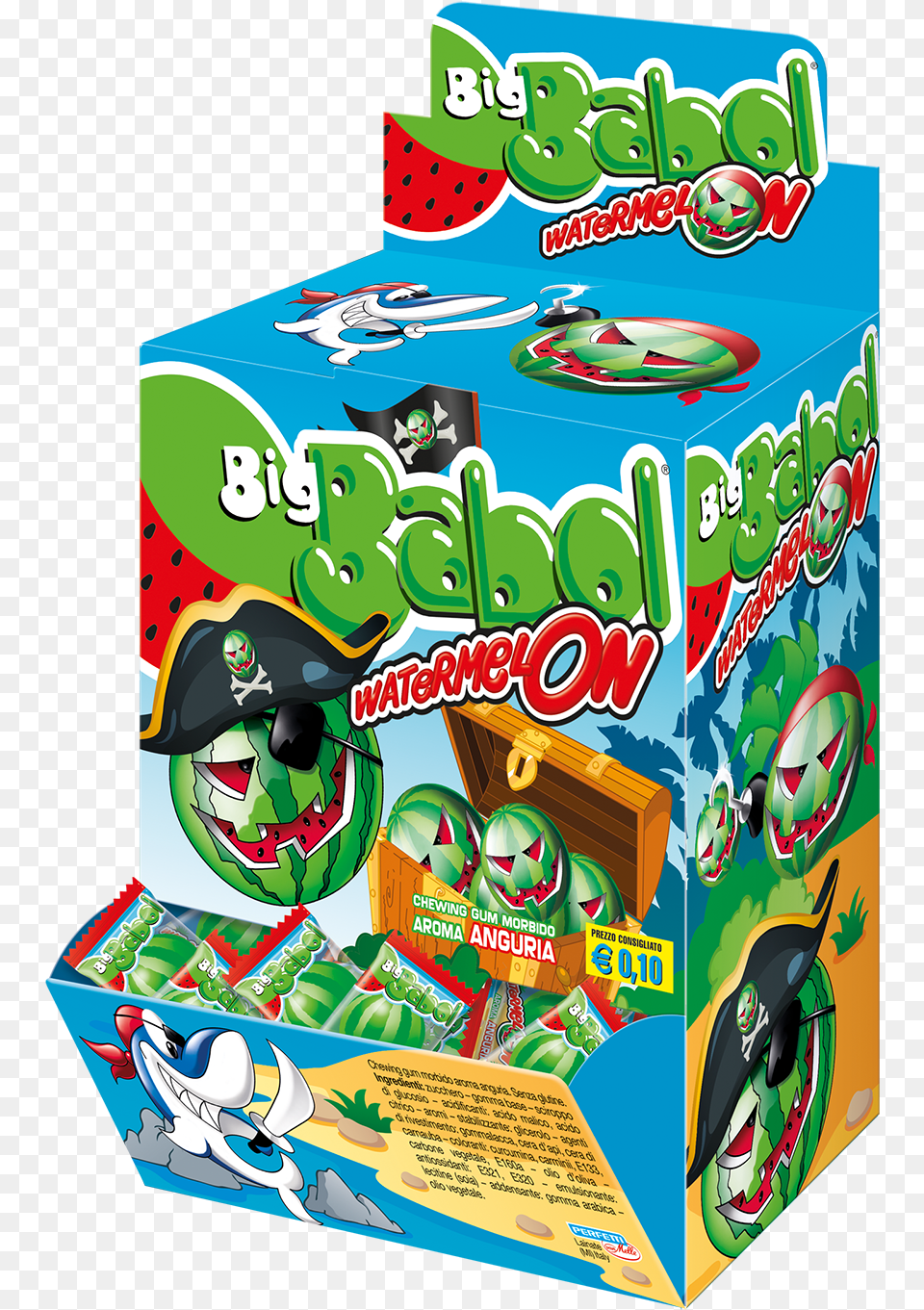 Big Babol Chewing Gum Watermelon 200 Pz Big Babol, Food, Sweets Png Image