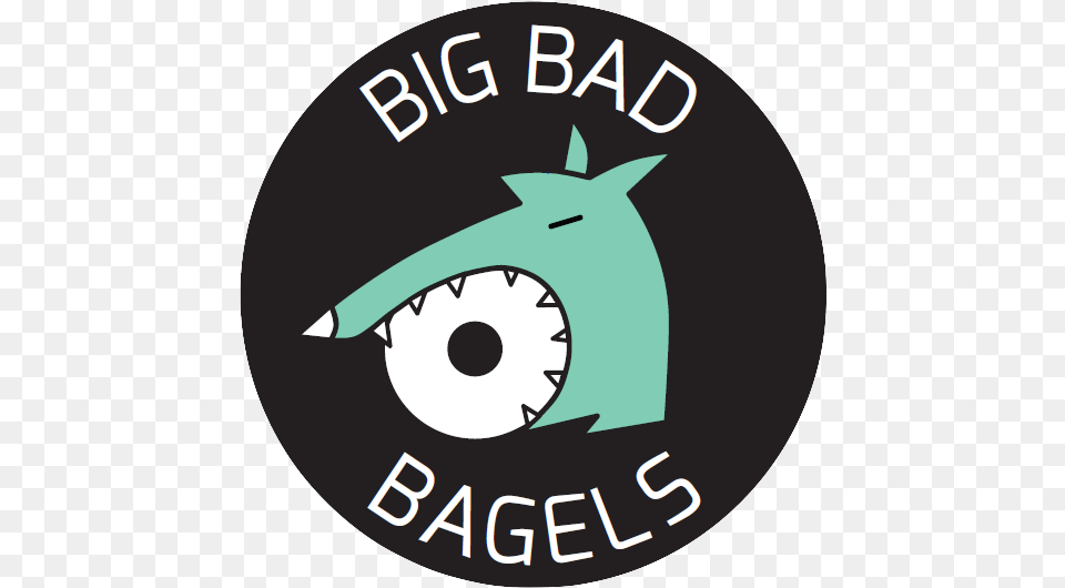 Big Bad Bagels Logo, Badge, Symbol, Disk Free Png Download