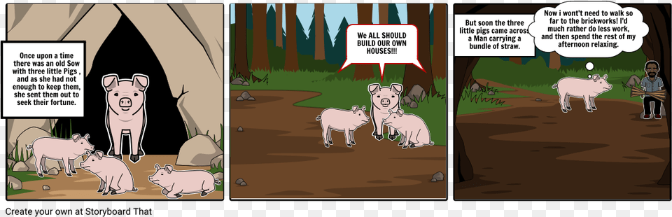 Big Bad Wolf, Publication, Book, Comics, Pig Png