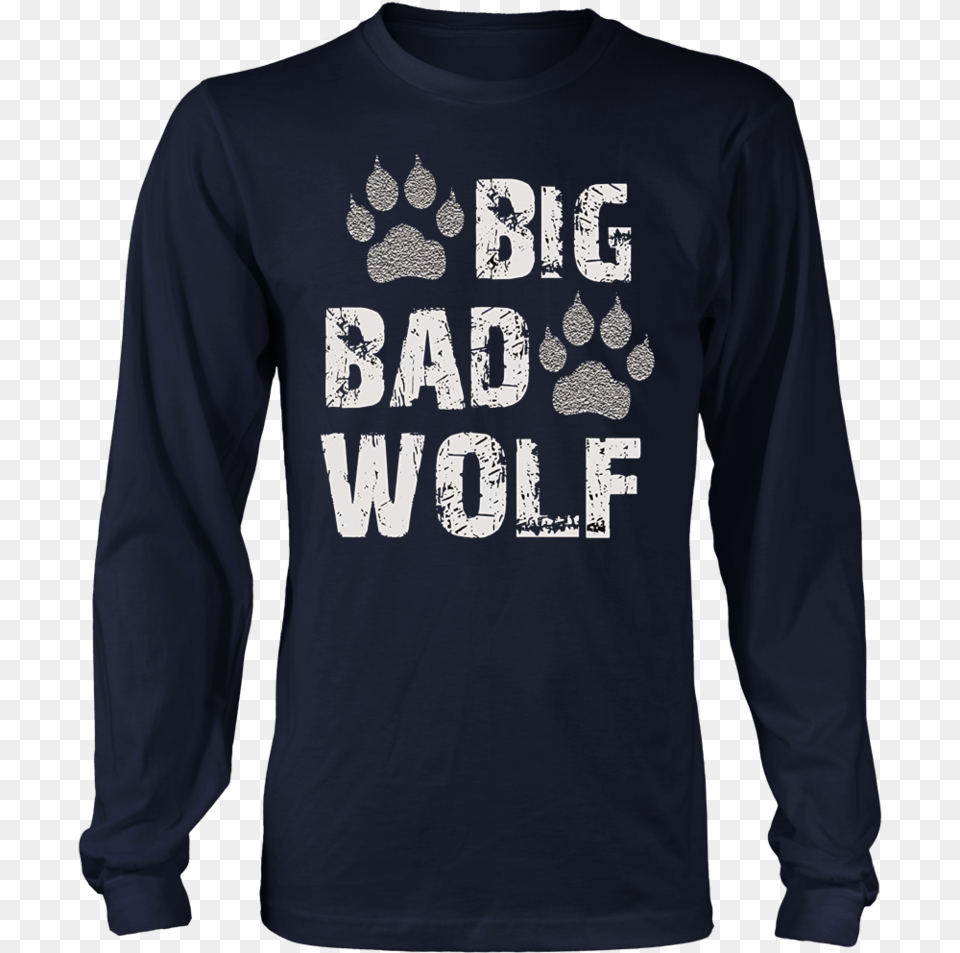 Big Bad Wolf Paw Print Halloween Costume T Shirt Class Of 2019 Senior Shirts, Clothing, Long Sleeve, Sleeve, T-shirt Png