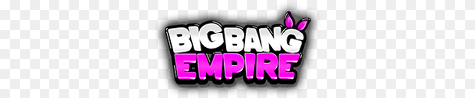Big Bang Empire, Purple, Logo, Dynamite, Weapon Free Png Download
