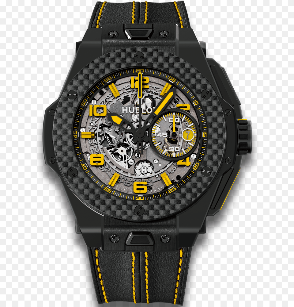 Big Bang Ferrari Ceramic Carbon, Arm, Body Part, Person, Wristwatch Free Transparent Png