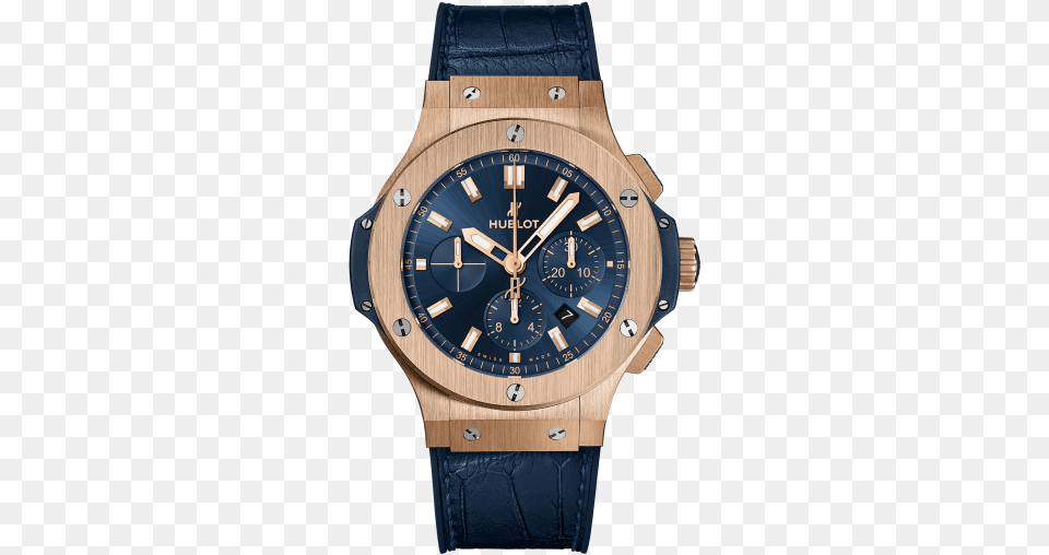 Big Bang Gold 44 Mm Hublot Watch, Arm, Body Part, Person, Wristwatch Png Image