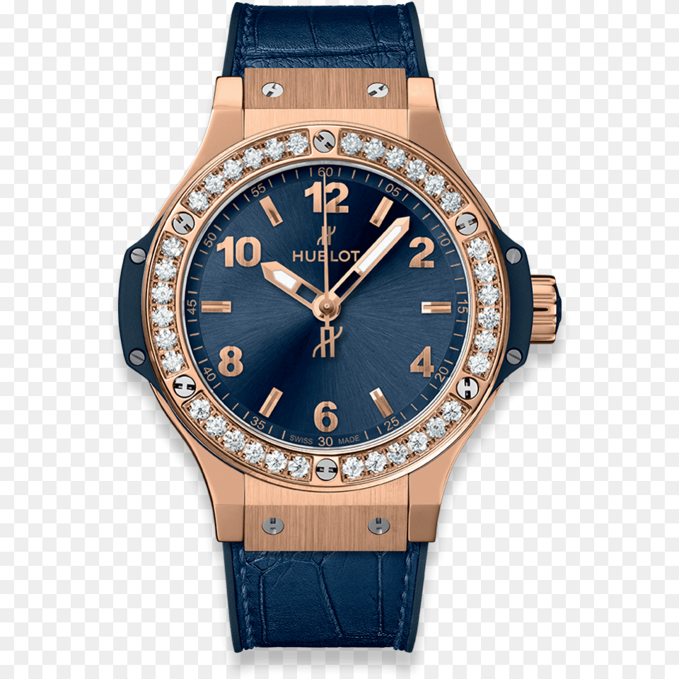 Big Bang Gold Blue Diamonds Hublot 361 Sx 7170 Lr, Arm, Body Part, Person, Wristwatch Png Image