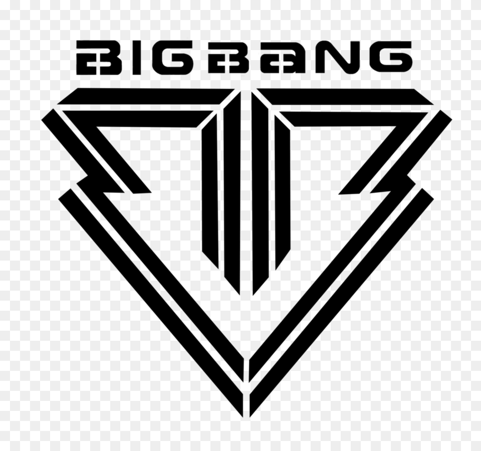 Big Bang Logo, Text, Blackboard Png Image