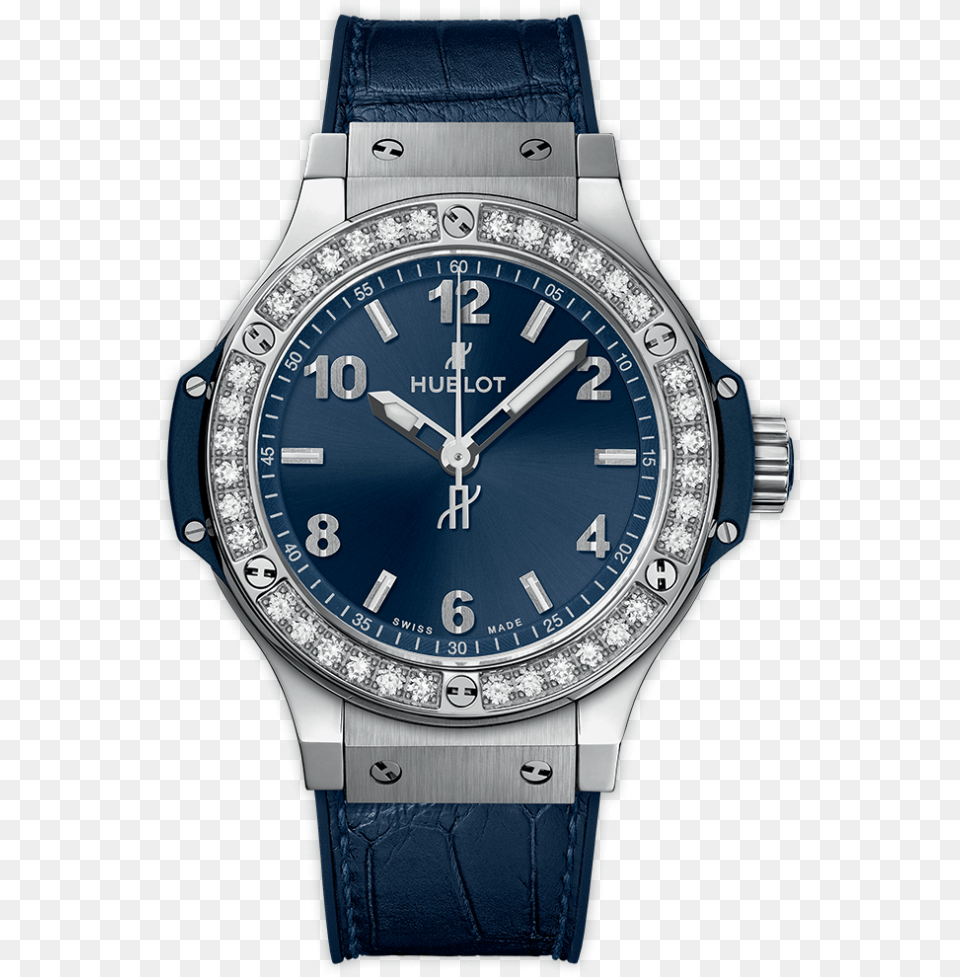 Big Bang Steel Blue Diamonds 361 Sx 7170 Lr, Arm, Body Part, Person, Wristwatch Free Transparent Png
