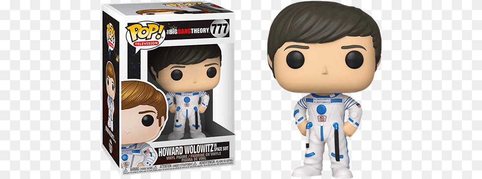 Big Bang Theory Howard Wolowitz In Space Suit Pop Funko, Baby, Person, Toy, Face Png Image