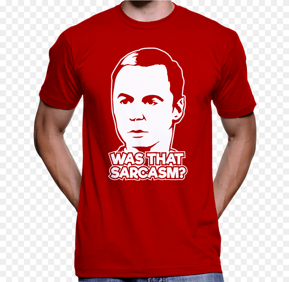 Big Bang Theory Quotwas That Sarcasmquot Sheldon Cooper T Shirt Che Guevara Dead Shirt, Clothing, T-shirt, Adult, Male Free Transparent Png