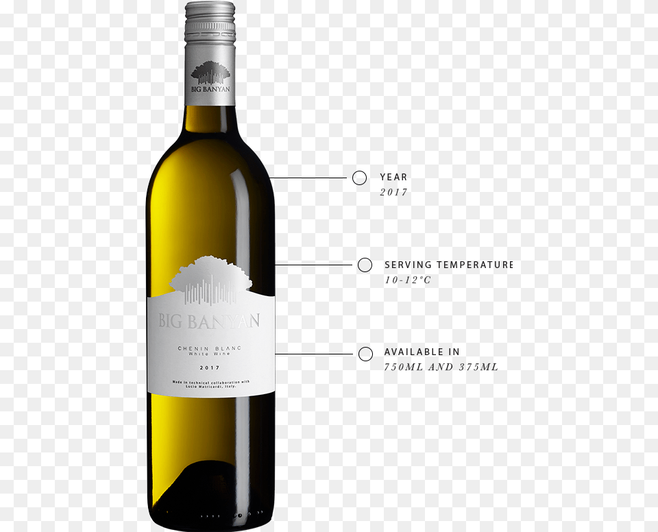 Big Banyan Chenin Blanc Big Banyan Wine, Alcohol, Beverage, Bottle, Liquor Free Png Download