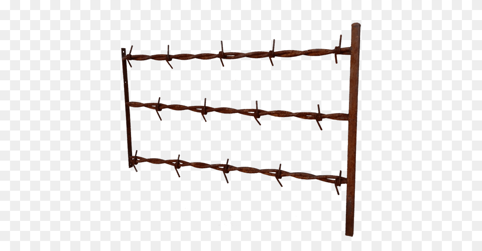 Big Barb Wire Fence Railing Big Barb Wire, Cabinet, Furniture, Indoors, Interior Design Free Png Download