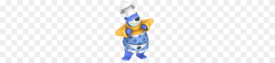 Big Bear Cooking, Plush, Toy, Nature, Outdoors Png