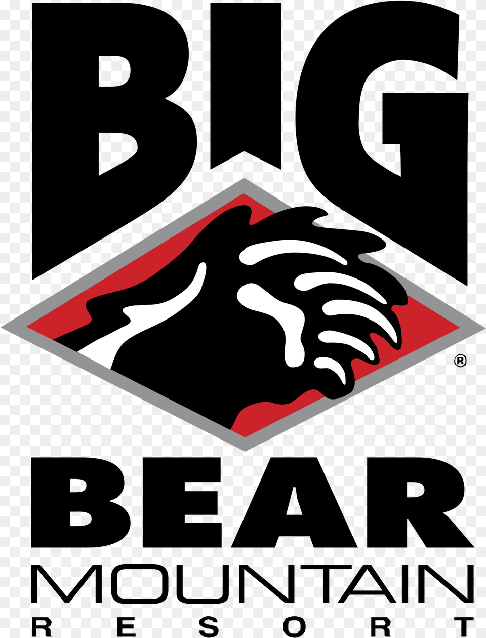 Big Bear Mountain Logo Transparent Big Bear Logo, Body Part, Hand, Person, Electronics Png