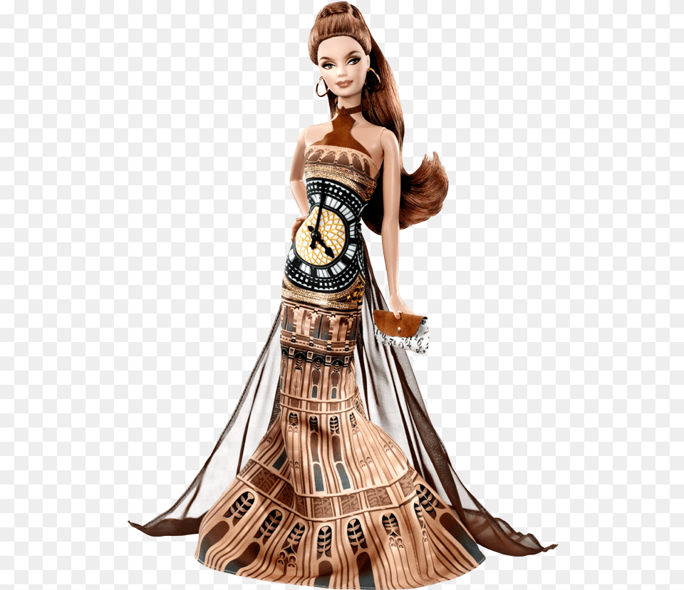 Big Ben Barbie Doll Best Barbie Doll In The World, Clothing, Dress, Figurine, Adult Free Png