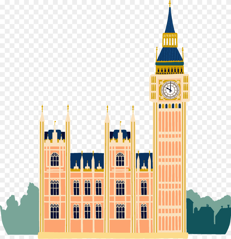 Big Ben Clipart, Architecture, Building, Clock Tower, Tower Free Png