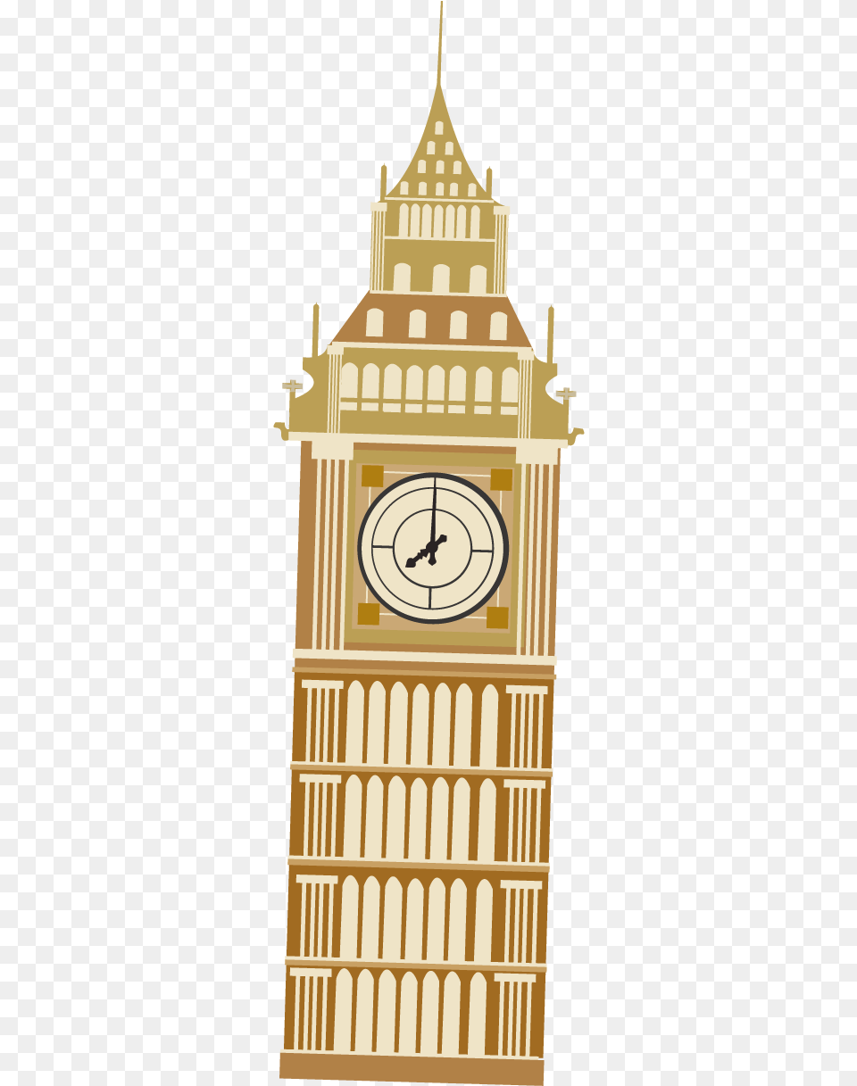 Big Ben Drawing Cartoon Cartoon Clock Tower Big Ben, Architecture, Building, Clock Tower, Bell Tower Png Image