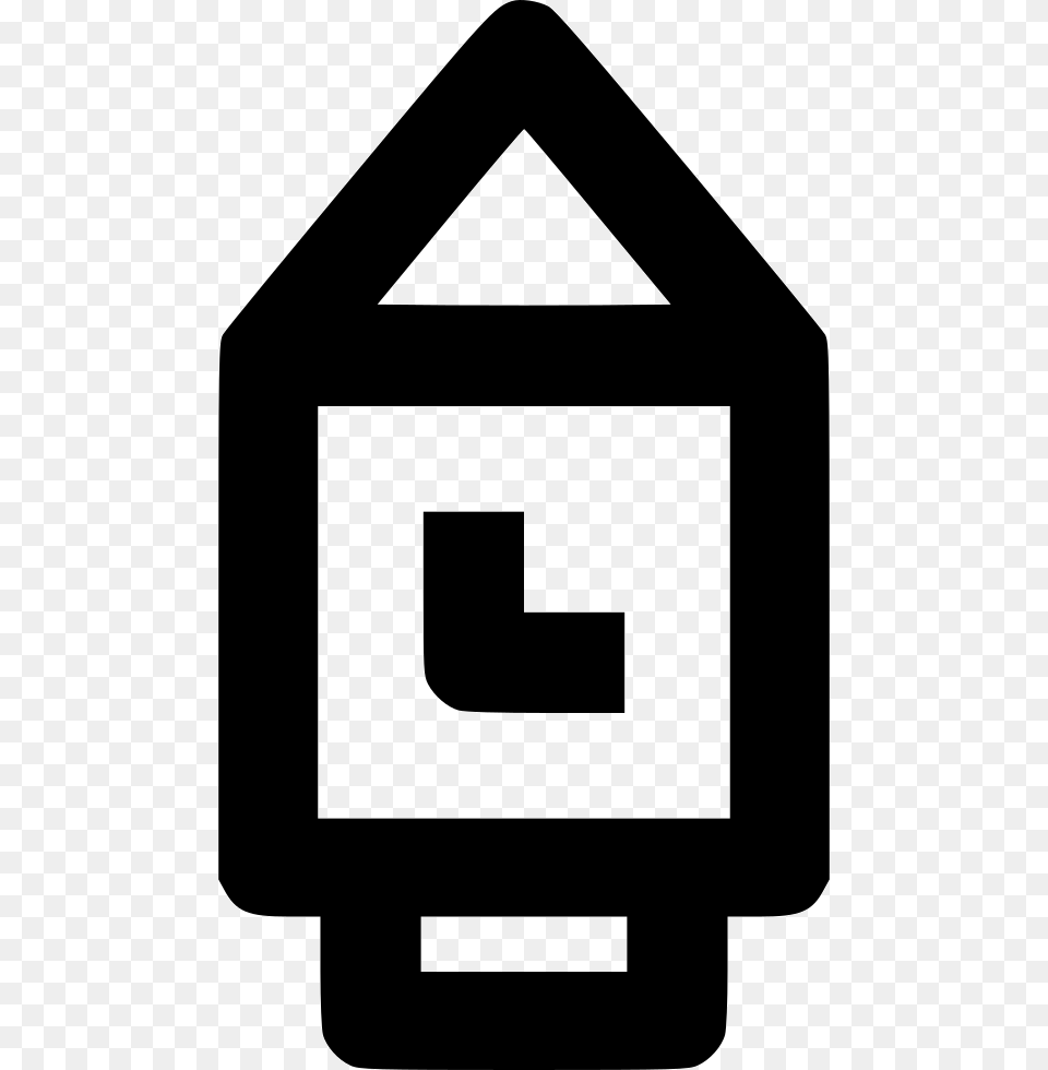 Big Ben Icon Stencil, Symbol, Mailbox Free Png Download
