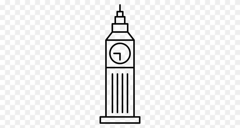 Big Ben Icons Download And Vector Icons Unlimited, Gray Free Png