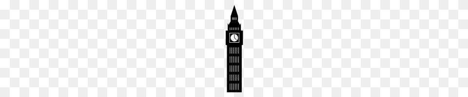 Big Ben Icons Noun Project, Gray Free Png