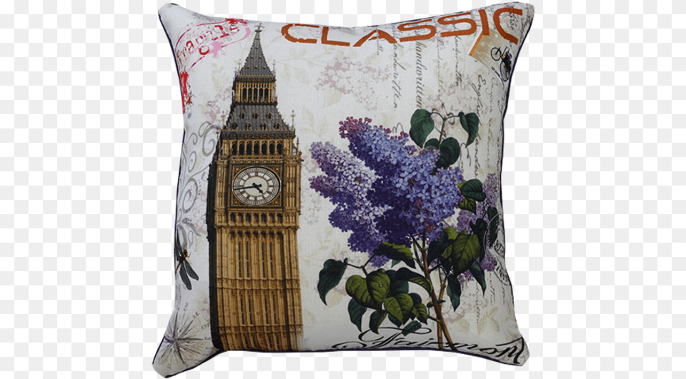 Big Ben Lilacstarbird Cd, Architecture, Building, Clock Tower, Cushion Free Png Download