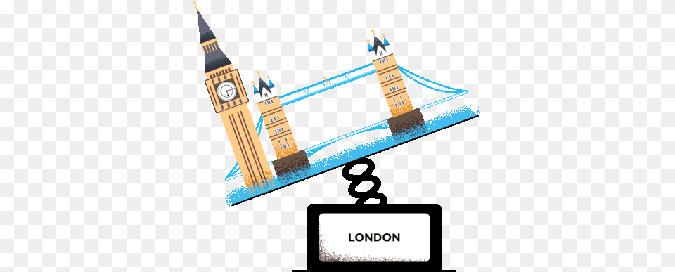 Big Ben London Bridge Gif Animated Gif London Bridge Gif, Architecture, Building, Clock Tower, Tower Free Transparent Png