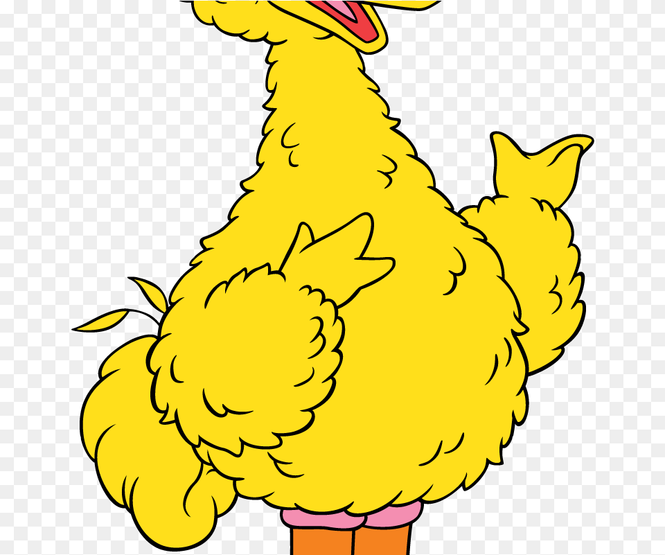 Big Bird Cartoon Image Big Bird Sesame Street Coloring Pages, Baby, Person, Animal, Face Free Png