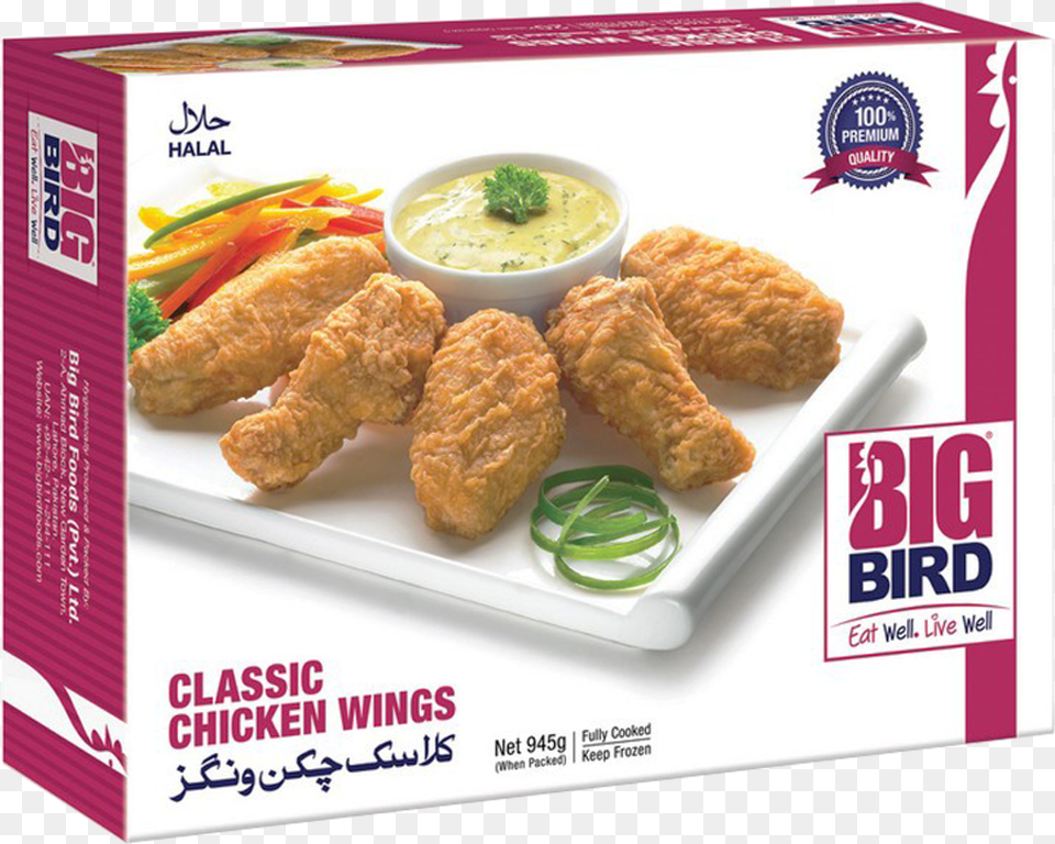 Big Bird Classic Chicken Wings 945 Gm Big Bird Food Pvt Ltd, Fried Chicken, Nuggets, Lunch, Meal Free Png