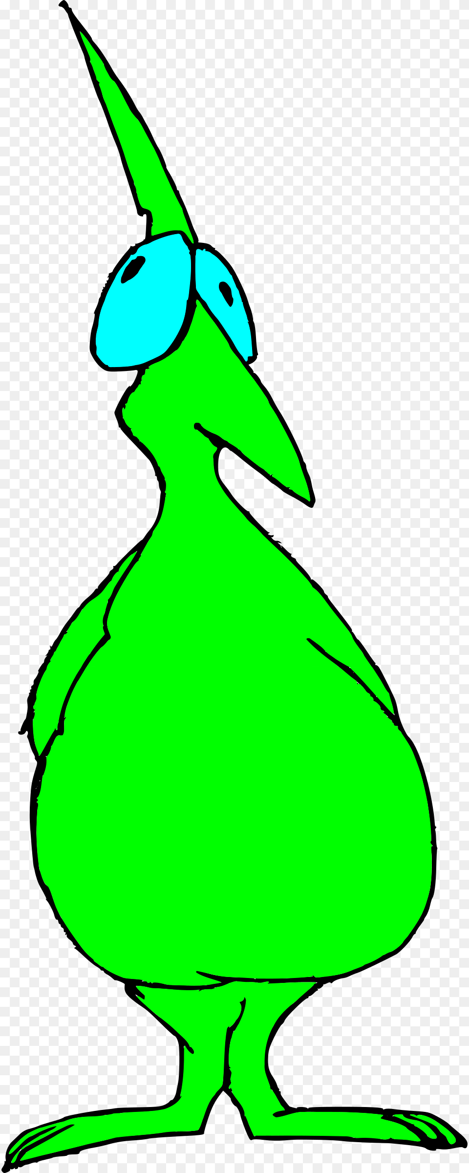 Big Bird Green Icons, Animal, Beak, Adult, Female Free Transparent Png