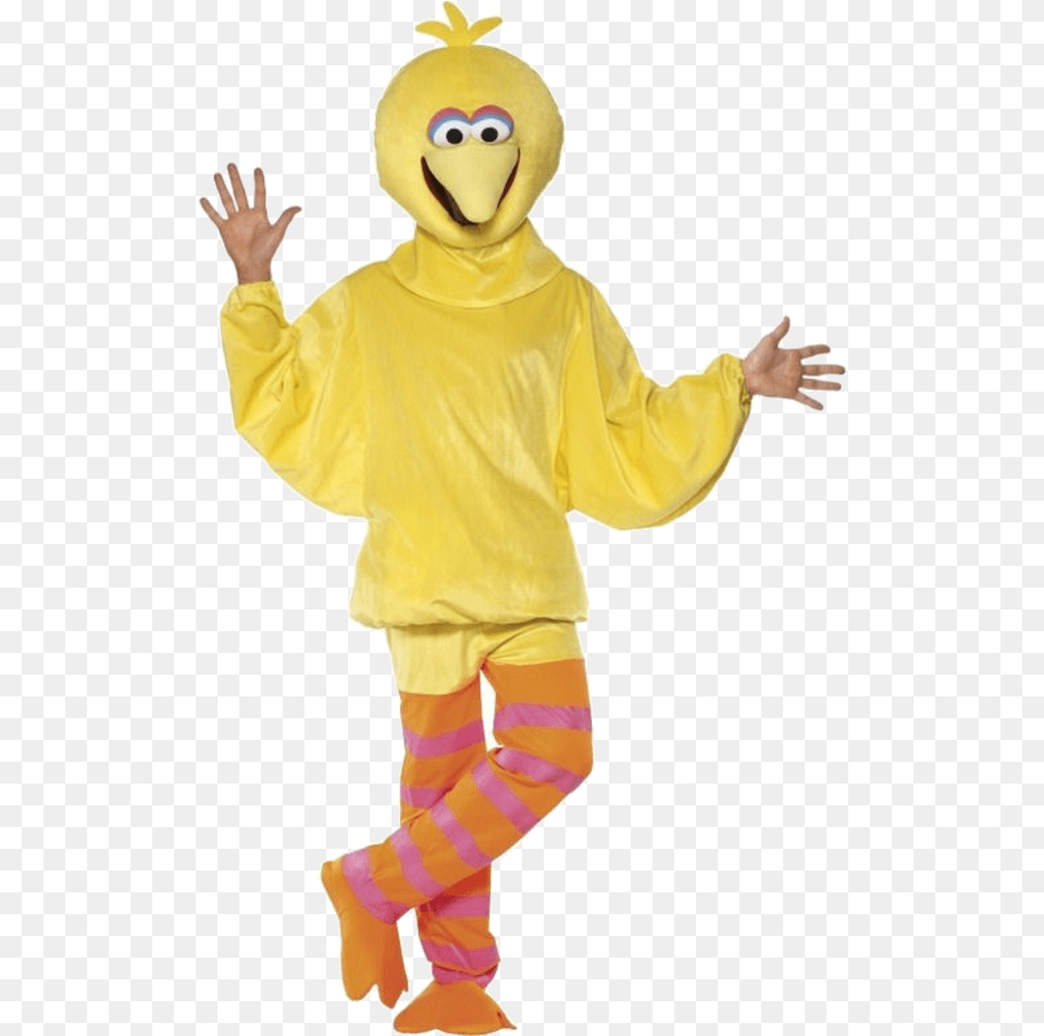 Big Bird Sesame Street Costume, Clothing, Person, Baby, Mascot Png Image