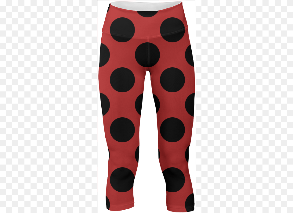 Big Black Dots On Red Polka Dot, Pattern, Clothing, Pants, Hosiery Free Png