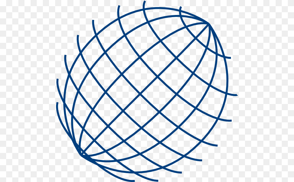 Big Blue Wire Globe Clip Art For Web, Sphere, Ammunition, Grenade, Weapon Free Transparent Png