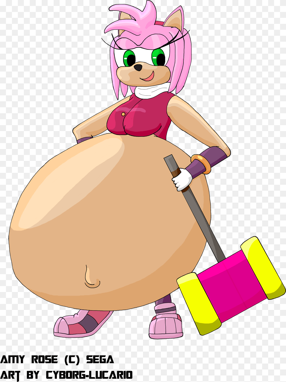 Big Boom Amy Rose Cartoon, Cleaning, Person, Baby, Face Png Image