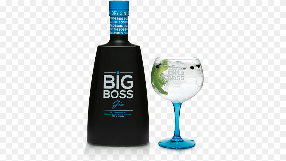 Big Boss Gin, Alcohol, Beverage, Liquor, Glass Free Transparent Png