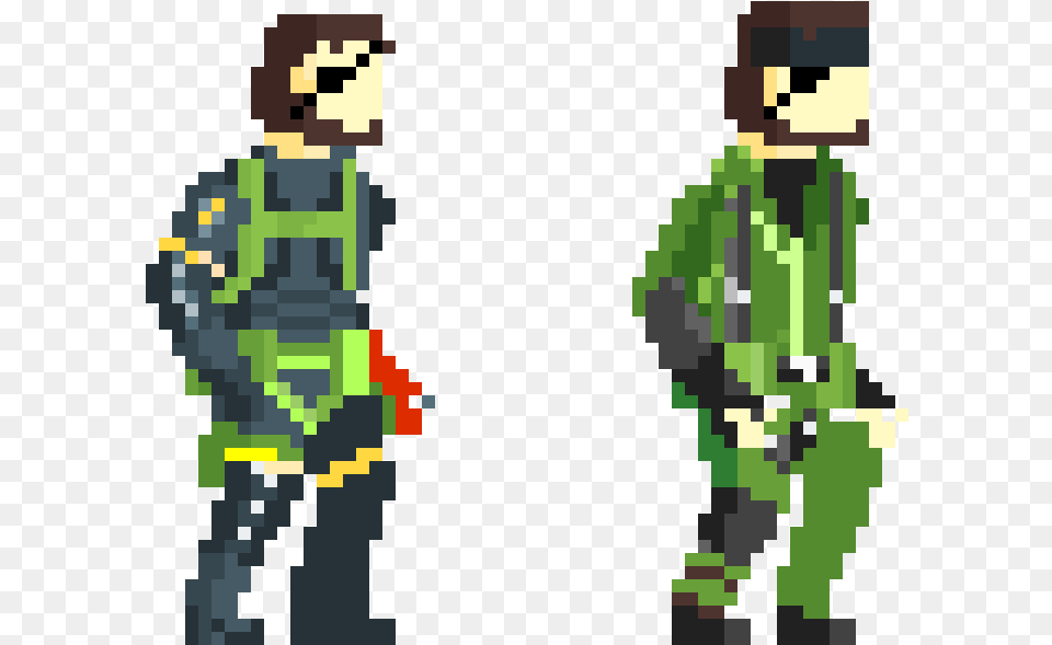 Big Boss Metal Gear Solid Pixel Art, Person, Walking, Clothing, Pants Png Image