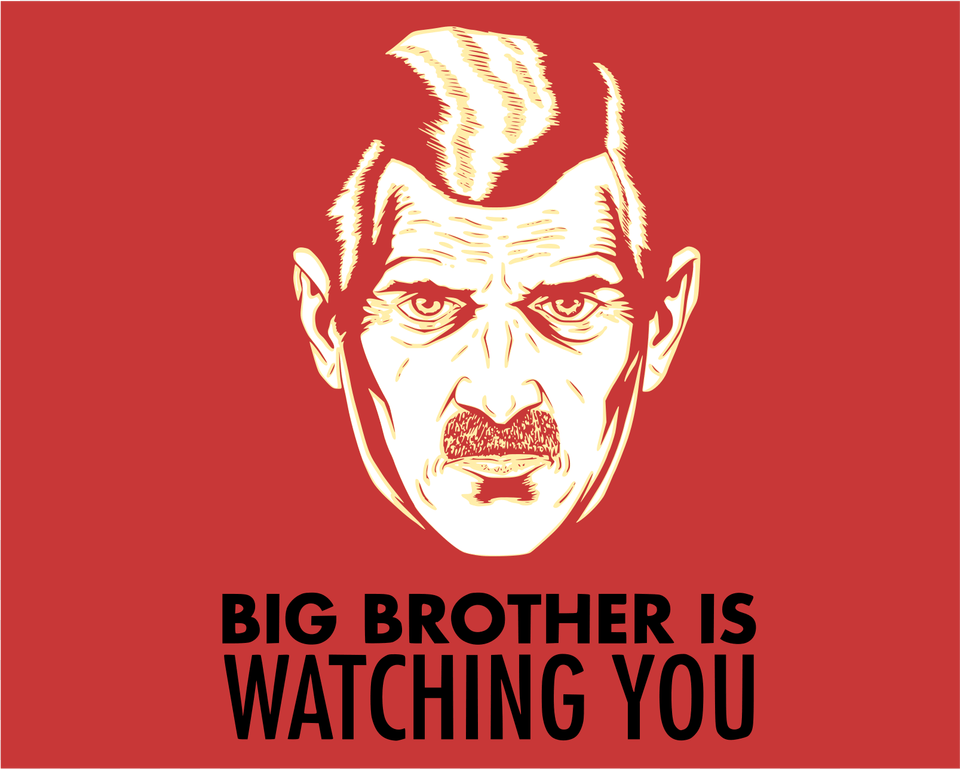 Big Brother Is Watching You Clip Arts Big Brother Is Watching You Gif, Poster, Advertisement, Portrait, Photography Png