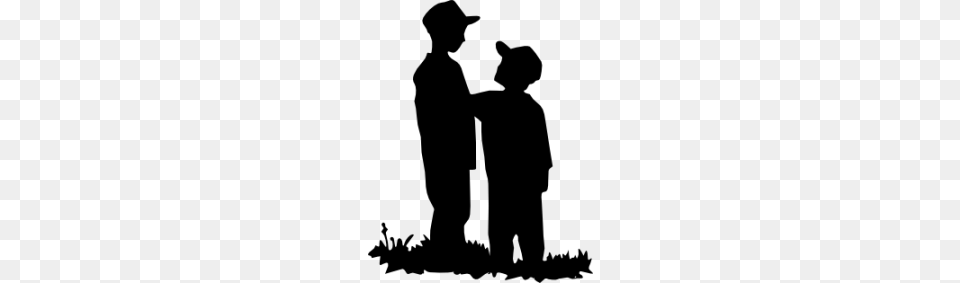 Big Brother Little Brother Big Brother Little Brother Laser Cuts, Silhouette, Clothing, Hat, Photography Free Png