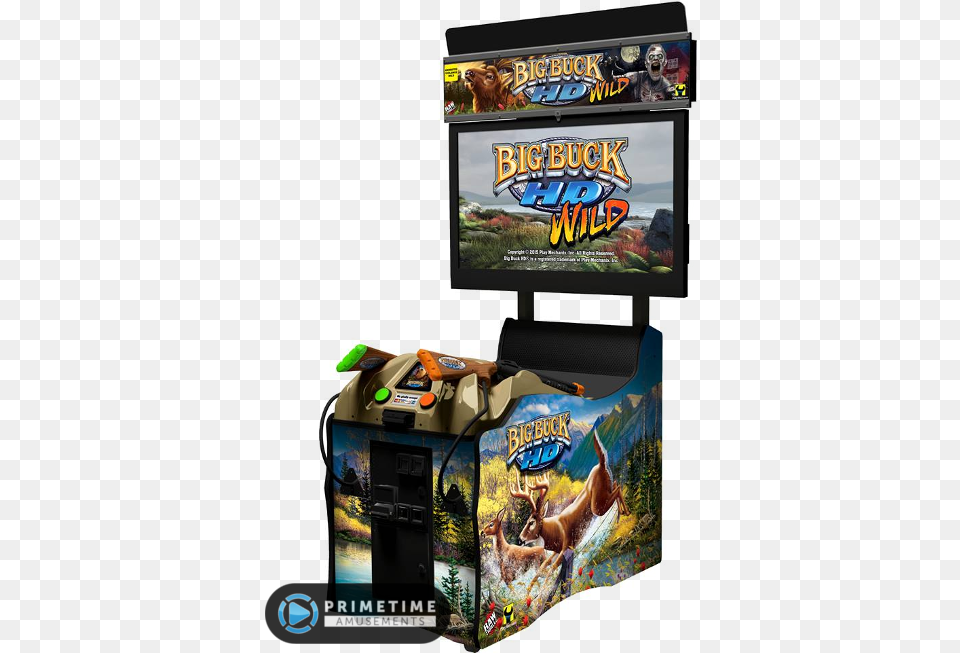 Big Buck Hd Wild Panorama Arcade Game Hunting Arcade Game, Arcade Game Machine, Mammal, Animal, Antelope Free Png Download
