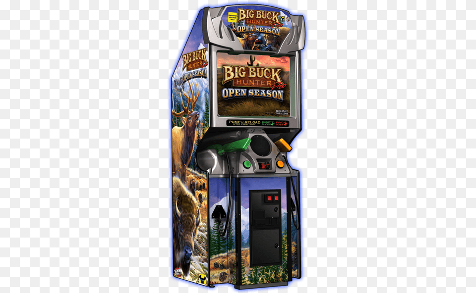 Big Buck Hunter Pro Open Season Arcade Machine Big Buck Hunter Arcade Game, Gas Pump, Pump, Arcade Game Machine Png