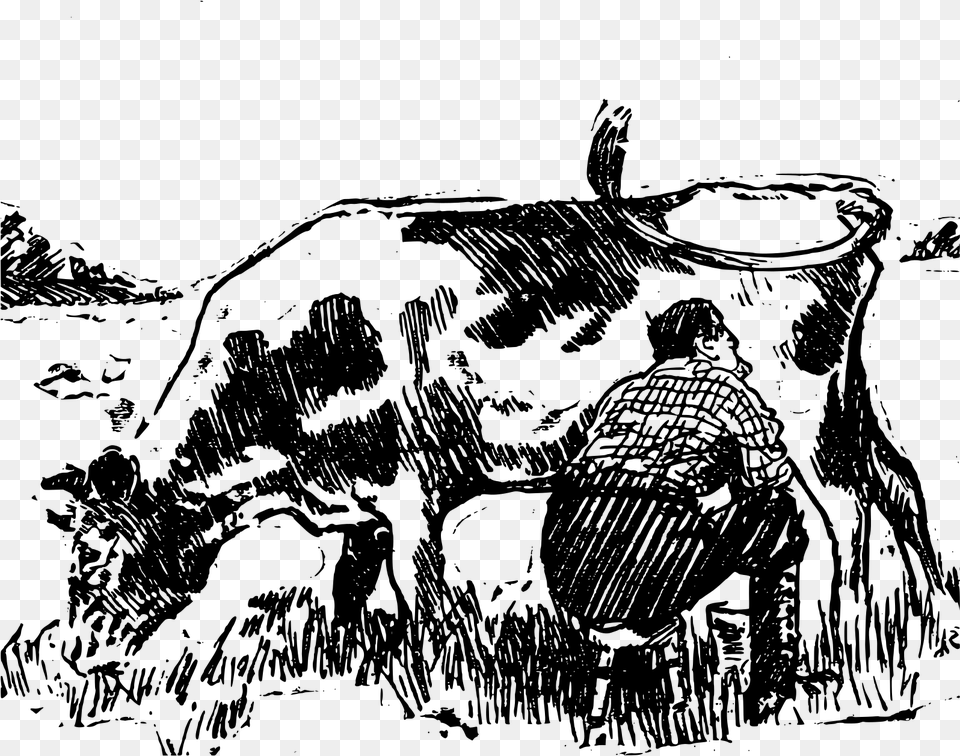 Big Cattle, Gray Free Transparent Png