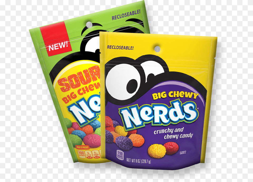 Big Chewy Nerds And Sour Big Chewy Nerds Packaging Snack, Gum, Food, Sweets Free Transparent Png
