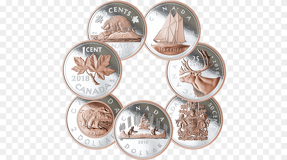 Big Coin Series Subscription Canadian Dollar Coin 2018, Silver, Money, Accessories, Jewelry Free Transparent Png