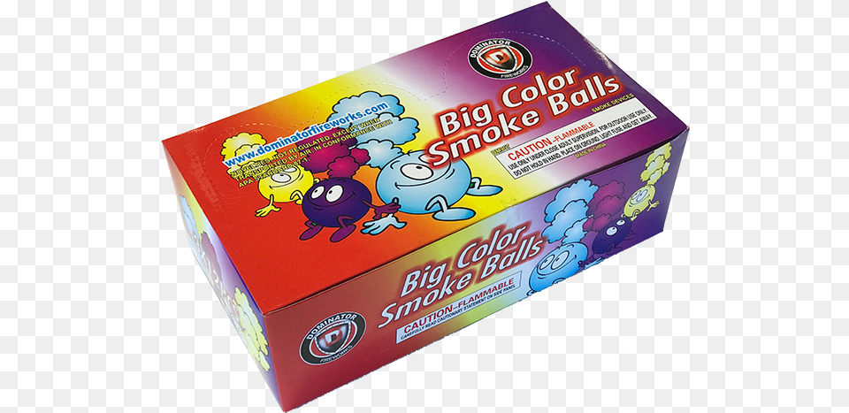 Big Color Smoke Balls Carton, Box Free Png Download