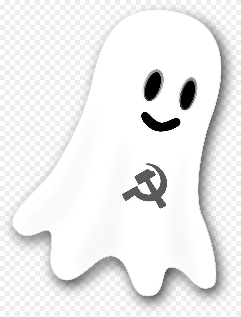 Big Communism Ghost, Stencil, Silhouette Png