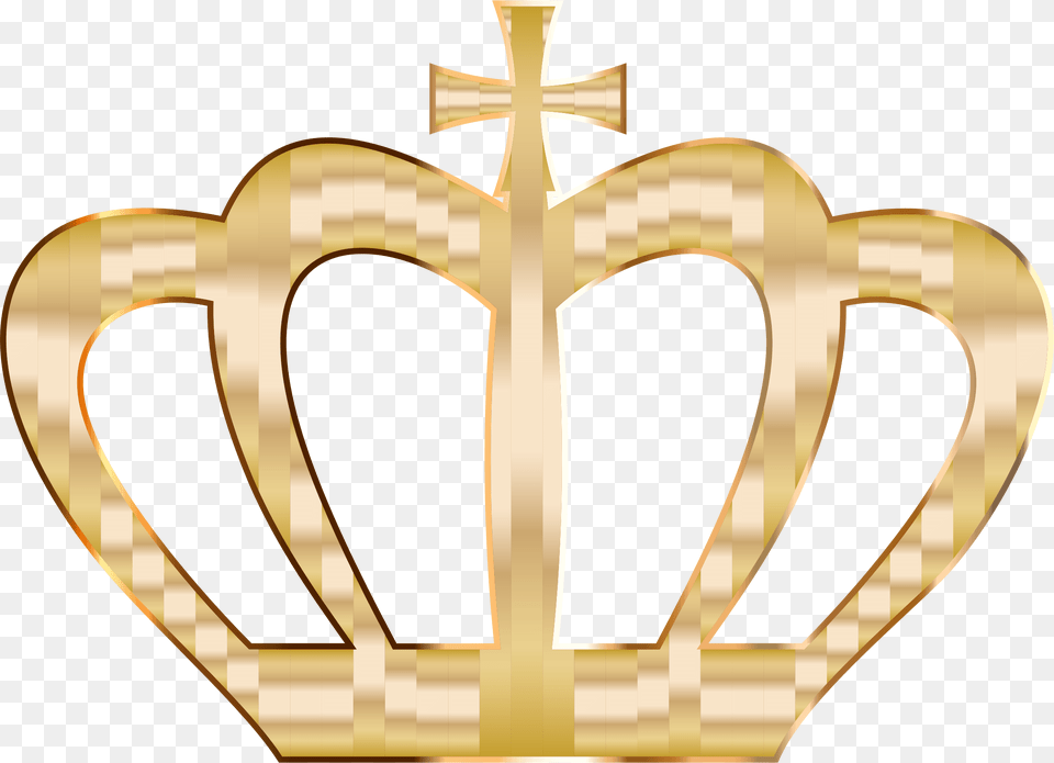 Big Crown Cliparts, Accessories, Jewelry, Cross, Symbol Png Image