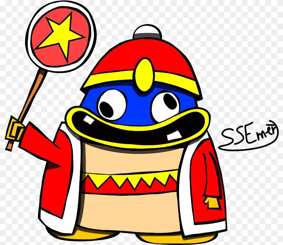 Big Dadedede By Adokeng Cartoon, Bulldozer, Machine Free Transparent Png