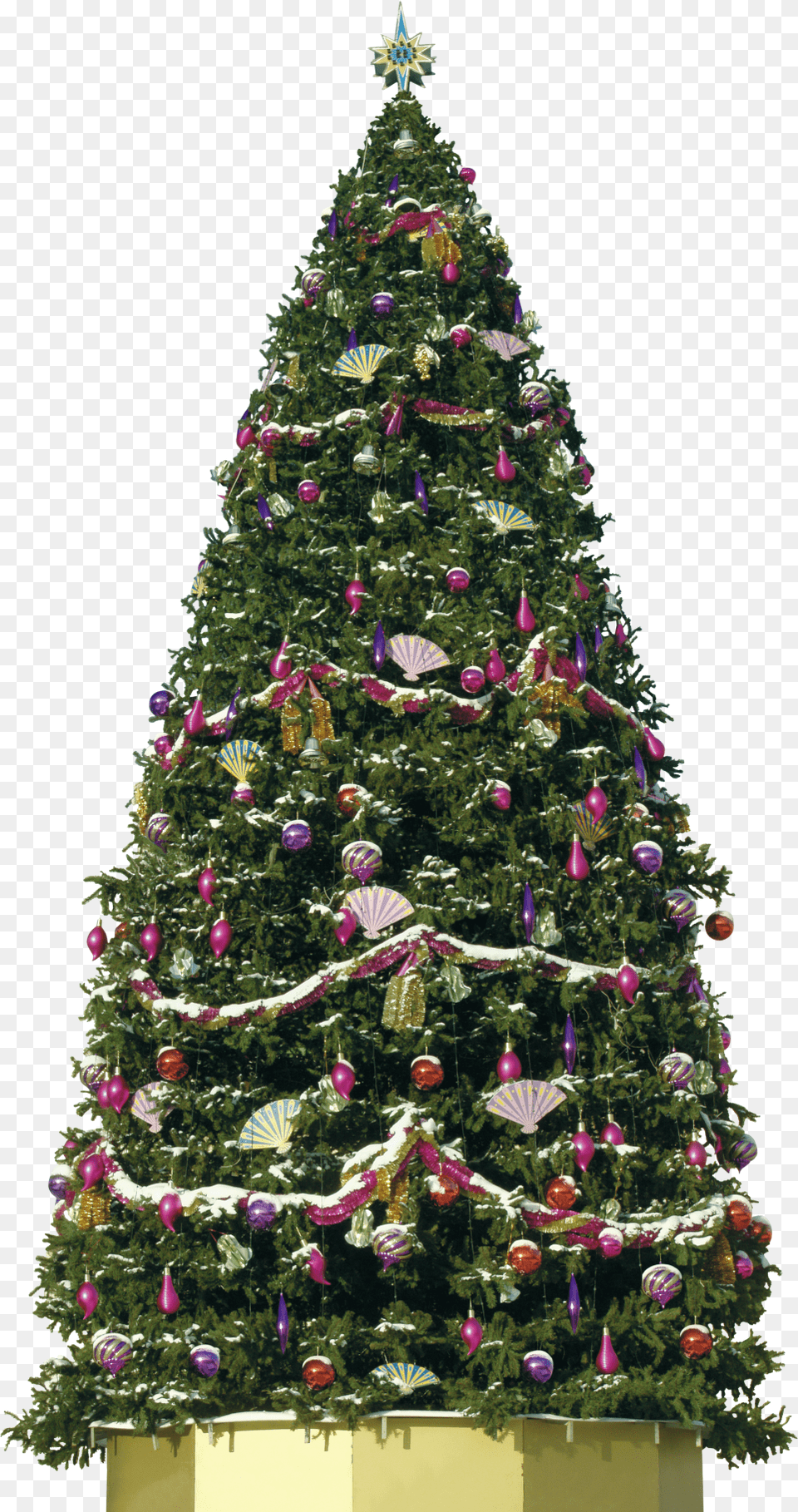 Big Decorative Christmas Tree Big Christmas Tree, Plant, Christmas Decorations, Festival, Christmas Tree Free Png Download