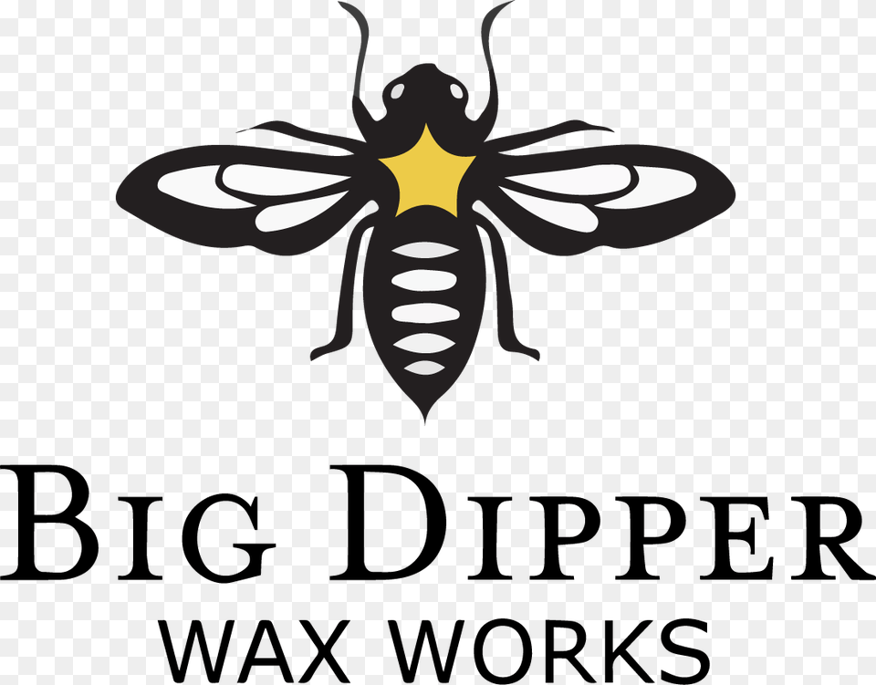 Big Dipper Wax Works Logo Net Winged Insects, Animal, Invertebrate, Insect, Bee Free Png
