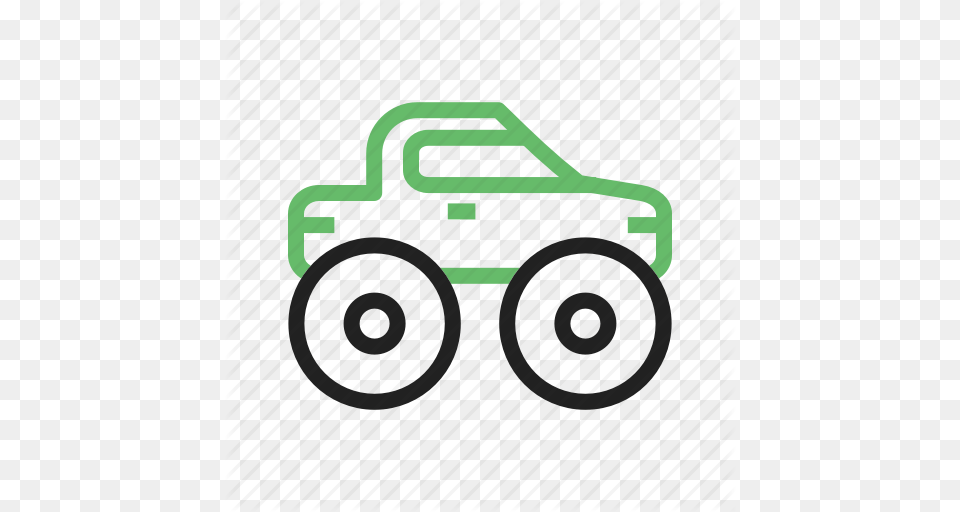 Big Drive Monster Offroad Race Truck Vehicle Icon, Car, Jeep, Transportation, Machine Free Png Download