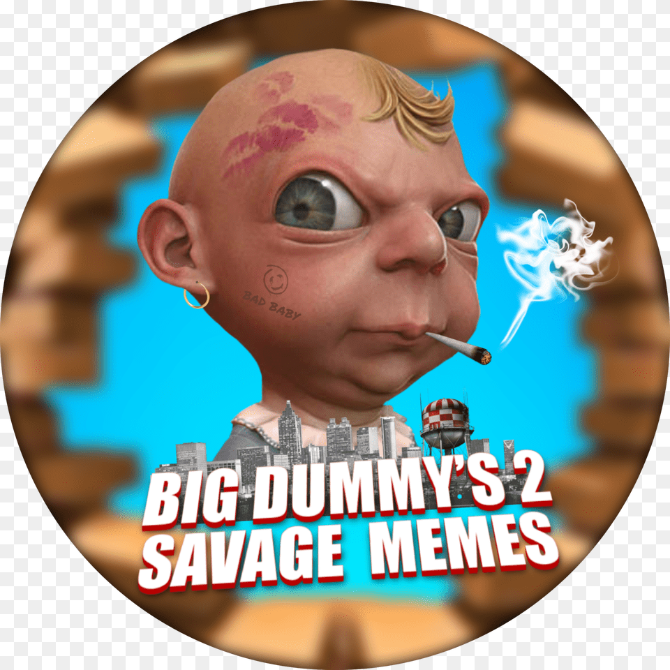 Big Dummy39s Savage Memes, Head, Person, Baby, Face Free Png Download