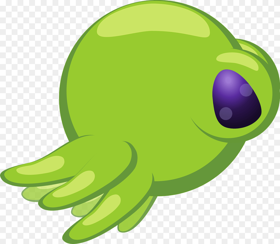 Big Eyed Octopus Clipart, Green, Animal, Fish, Sea Life Free Transparent Png